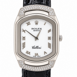 Rolex Cellini 24MM 6692 18K White Gold Watch